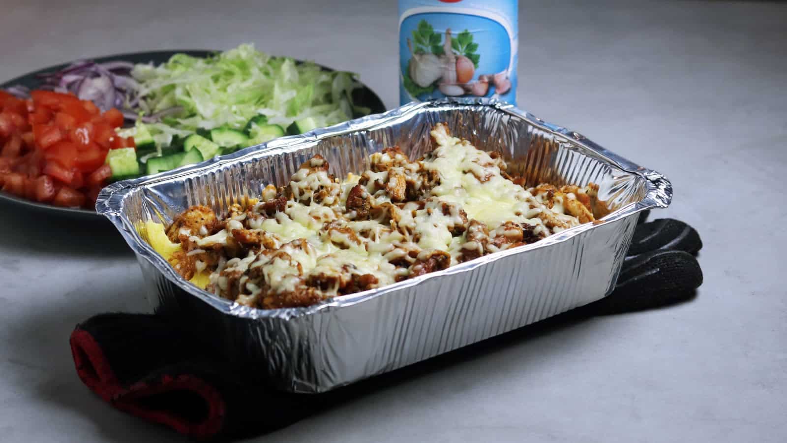Pulled Chicken Kapsalon van de BBQ