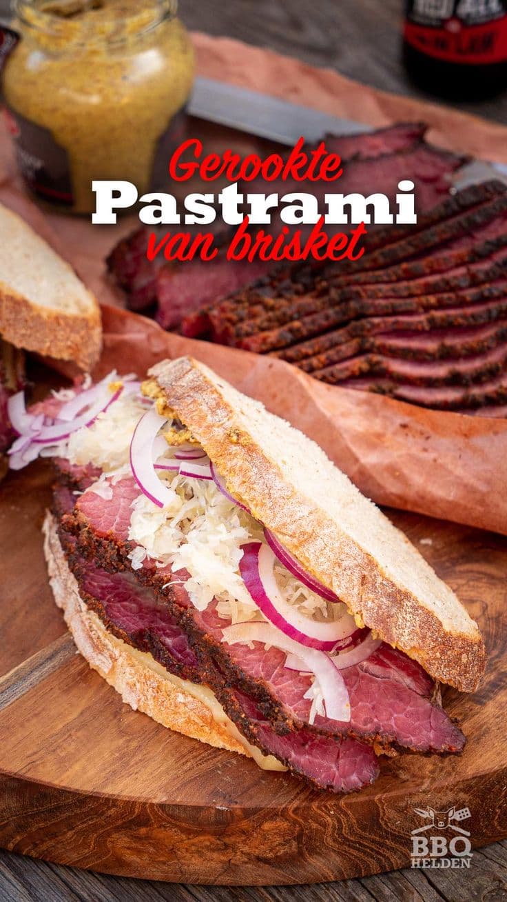 Gerookte pastrami van brisket – BBQ-helden | Bbq recepten, Recepten, Lekker eten