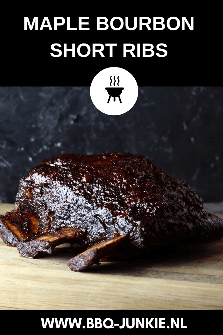 Maple Bourbon Short Ribs van de BBQ