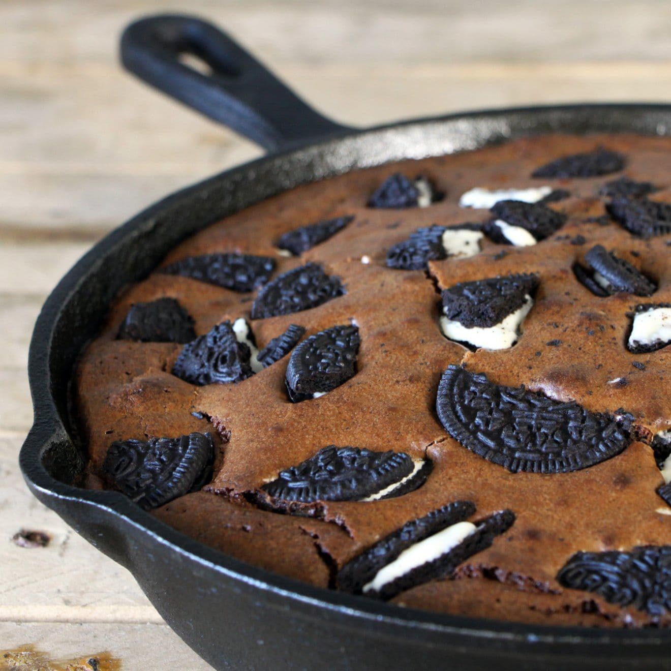 Oreo Brownie Skillet