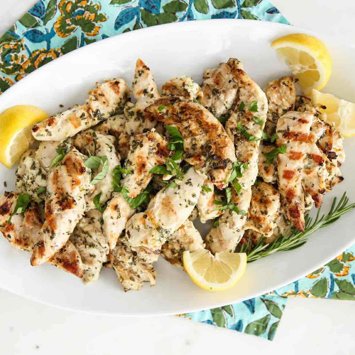 Gemarineerde Kip Citroen / Knoflook en kruiden