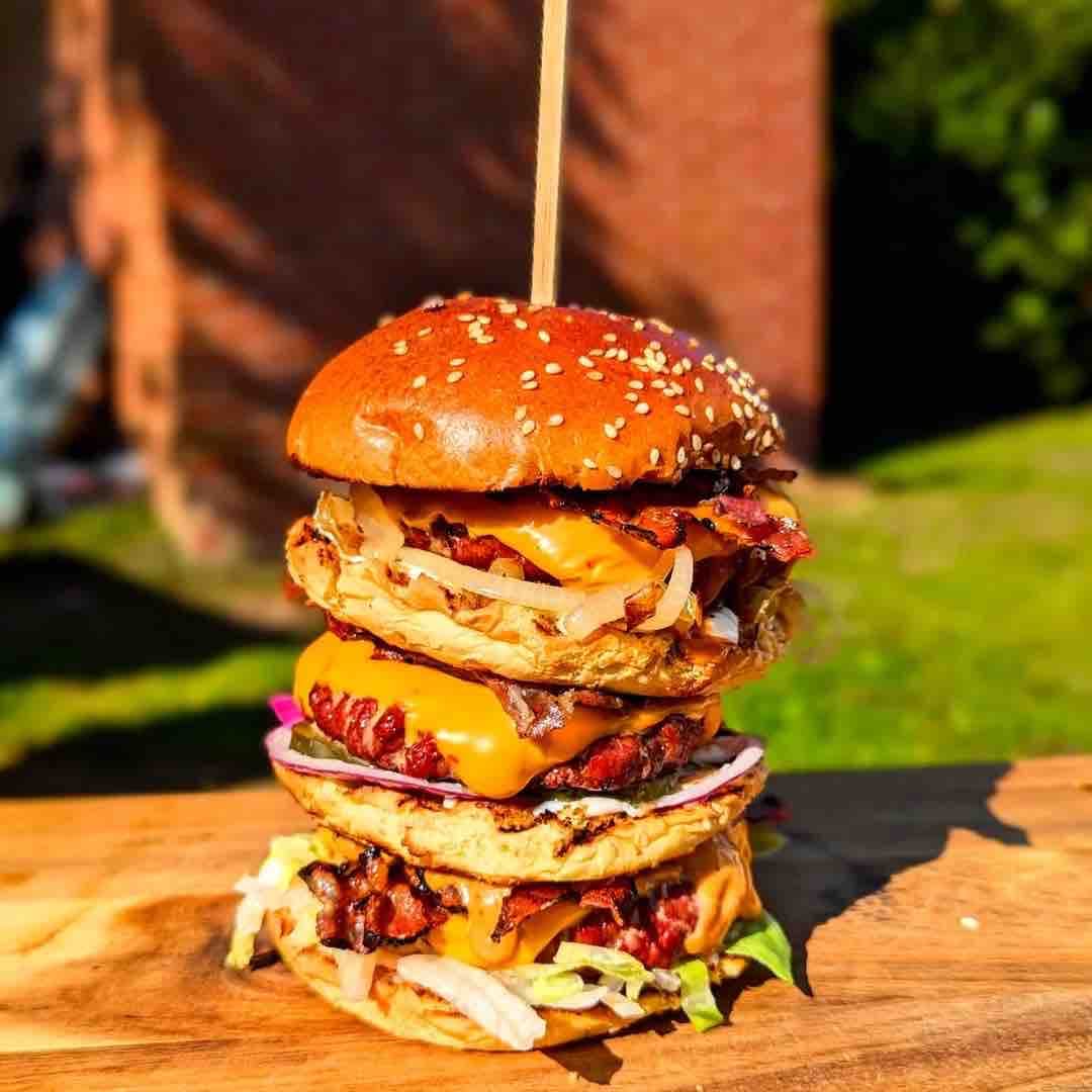 Triple Cheese Bacon Burger