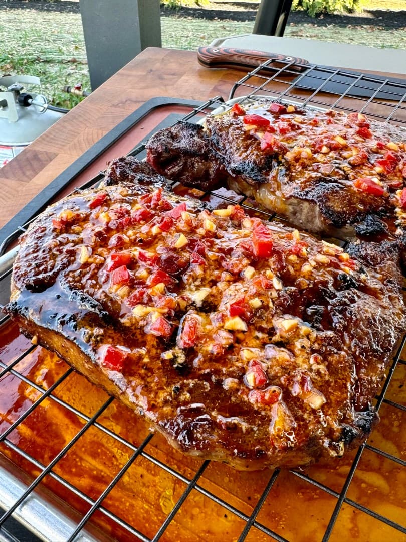 Triple Chili Butter Steaks