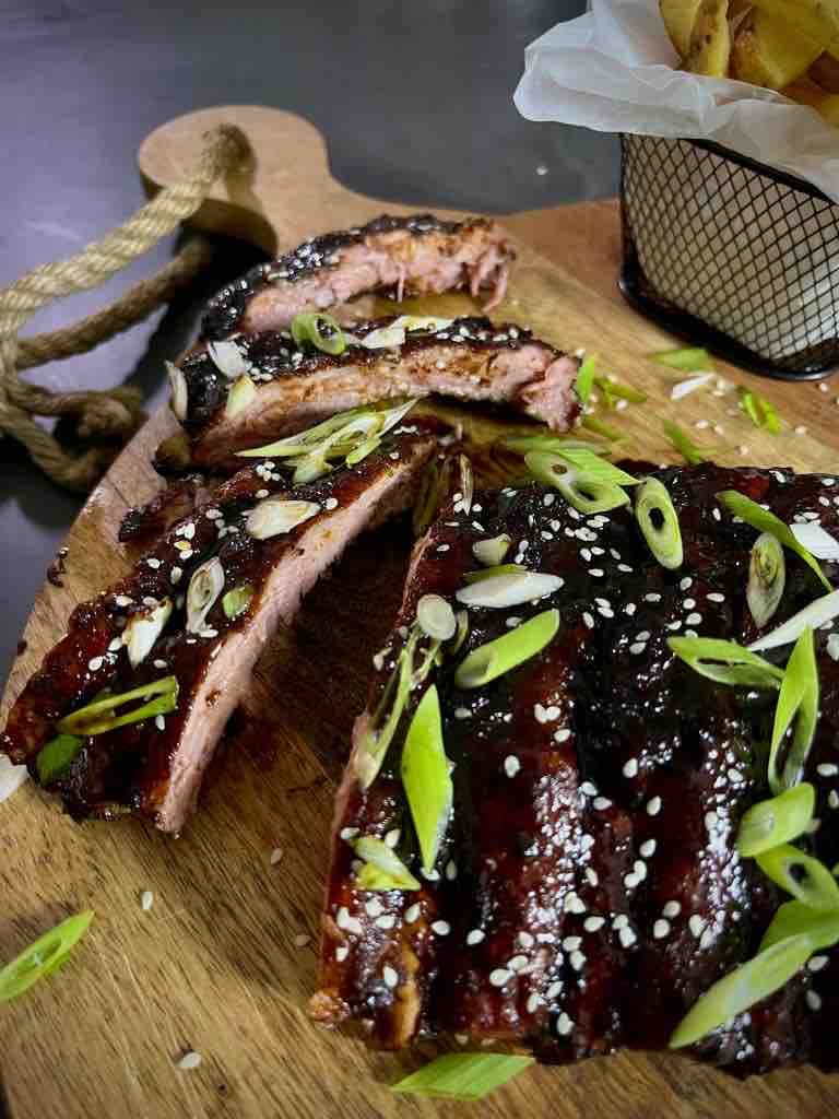 Aziatische Iberico spareribs