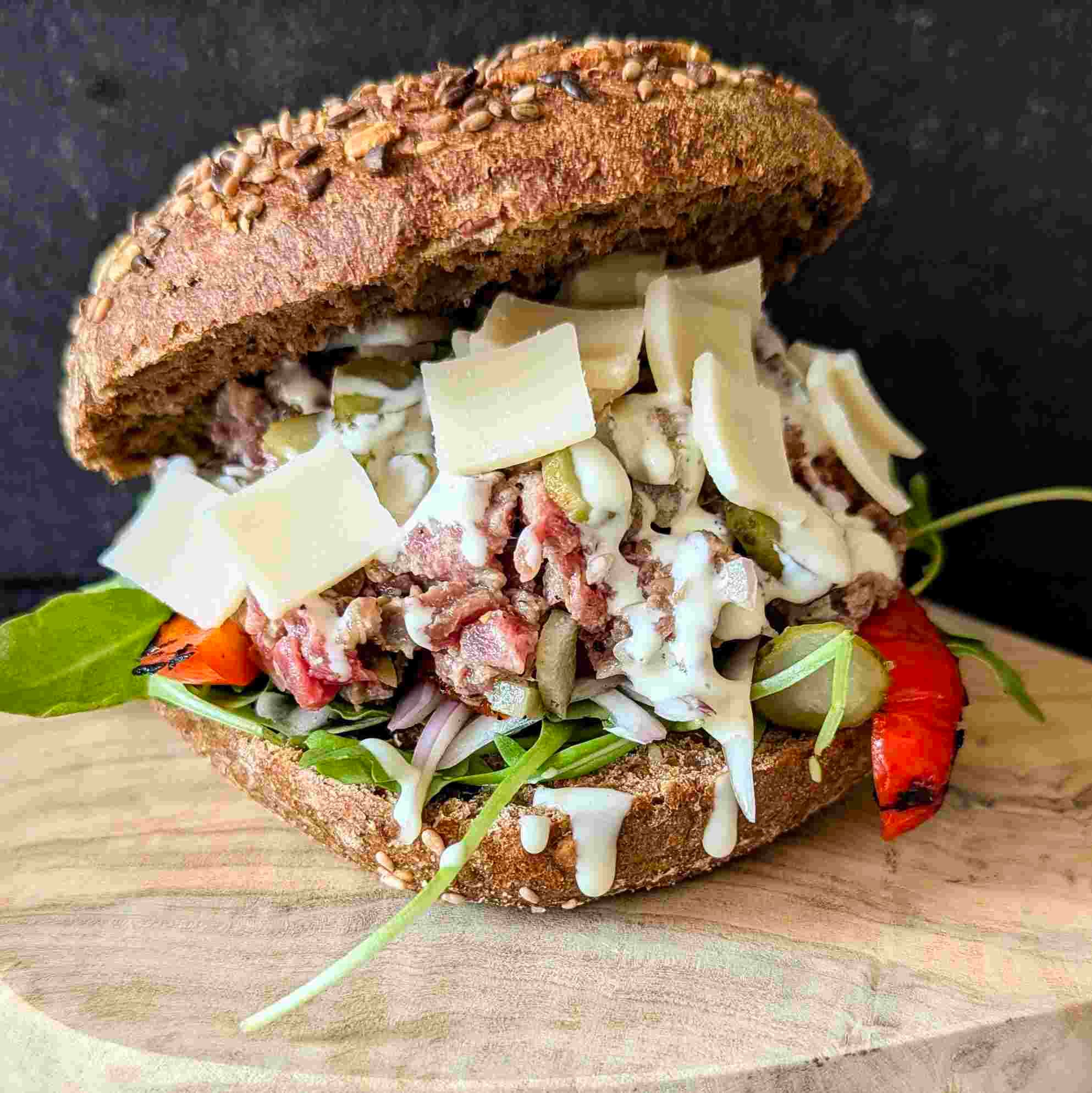 Beef Tartare Sandwich 