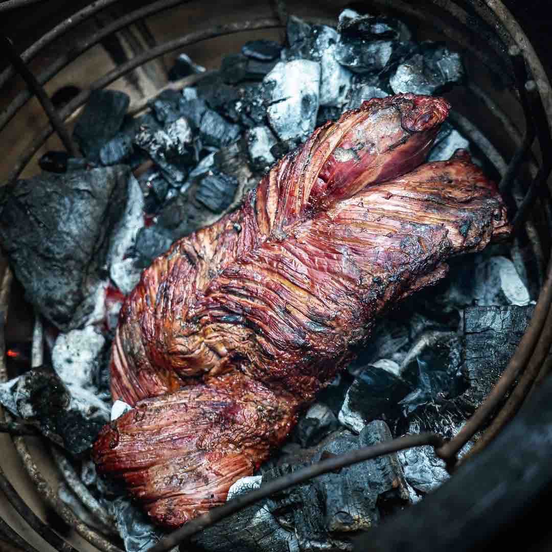 CAVEMAN STYLE HANGER STEAK