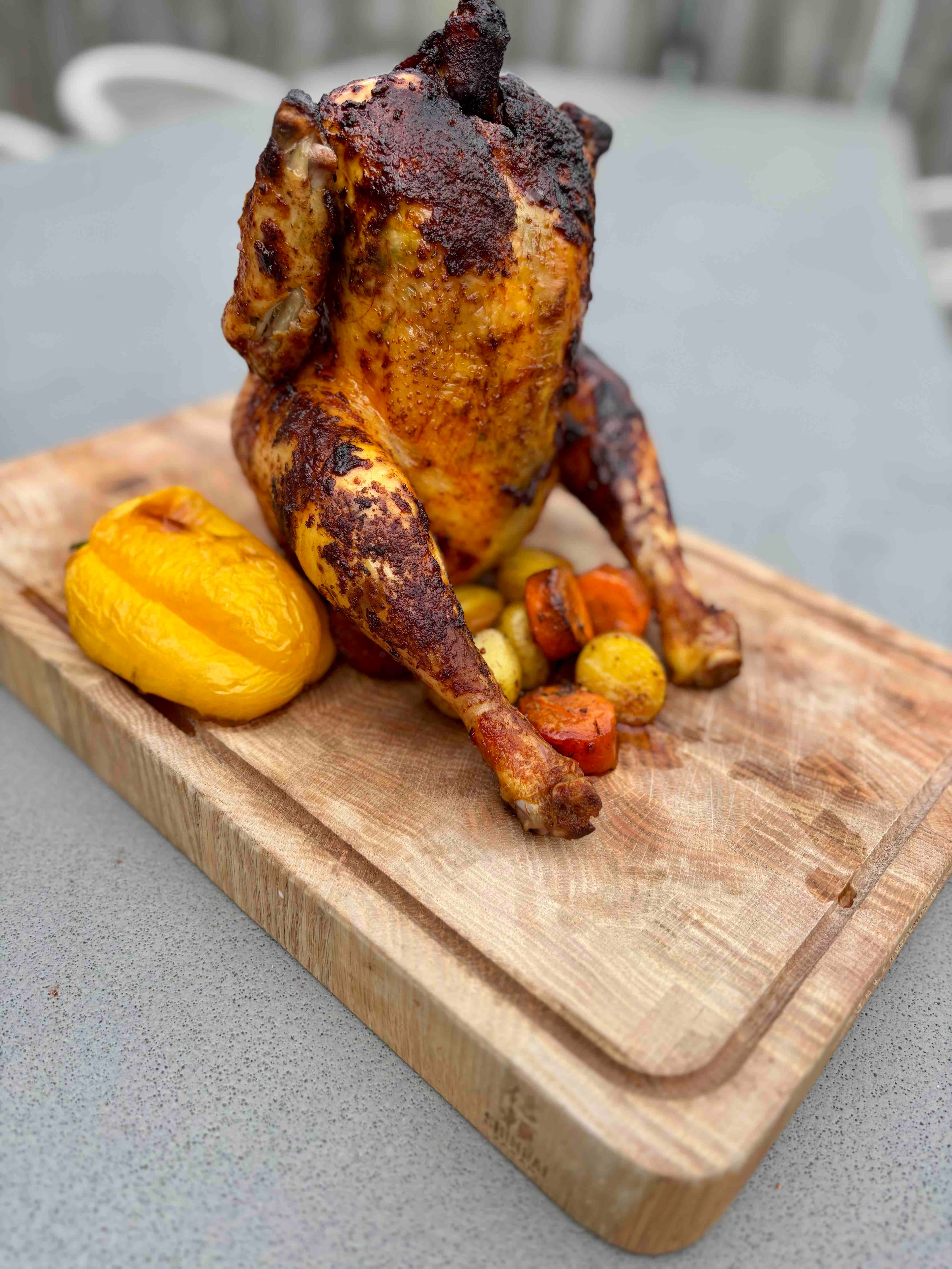 Beer can chicken 