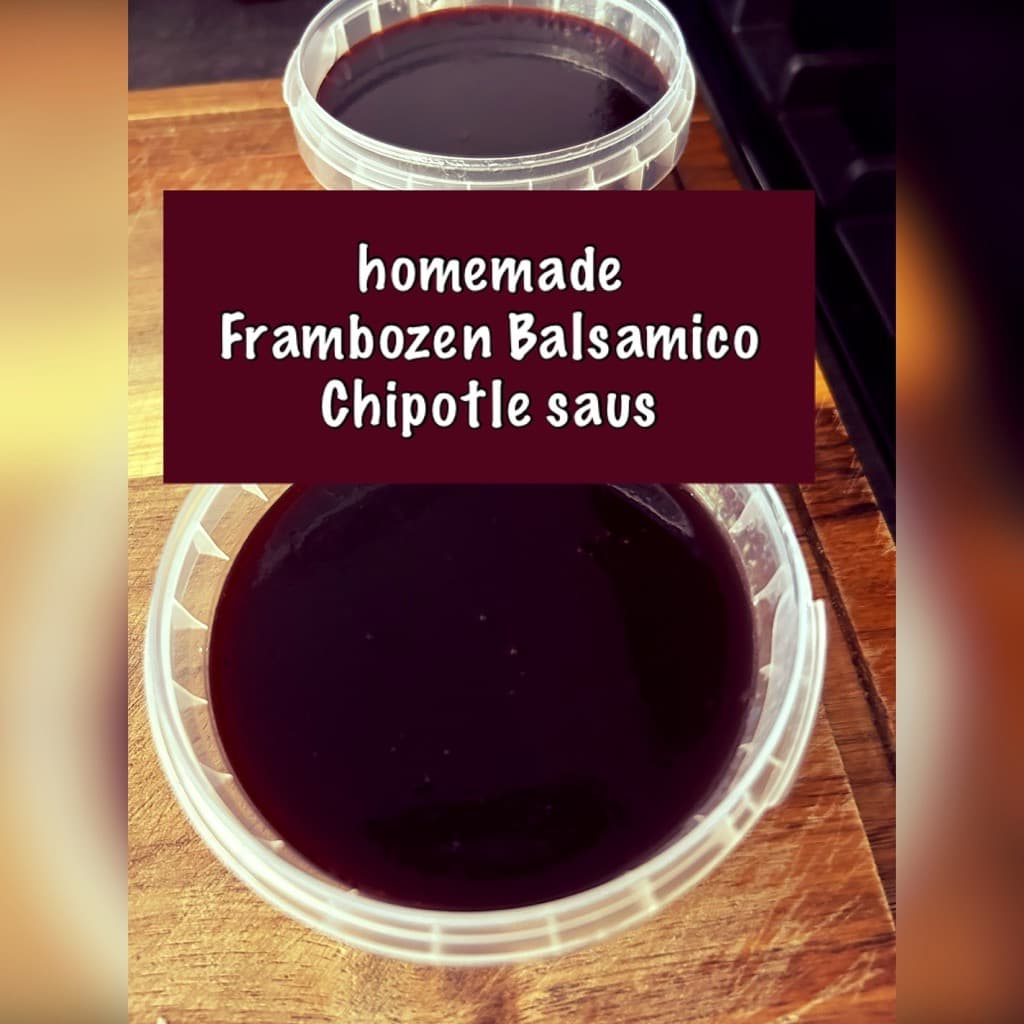 Frambozen Balsamico Chipotle saus