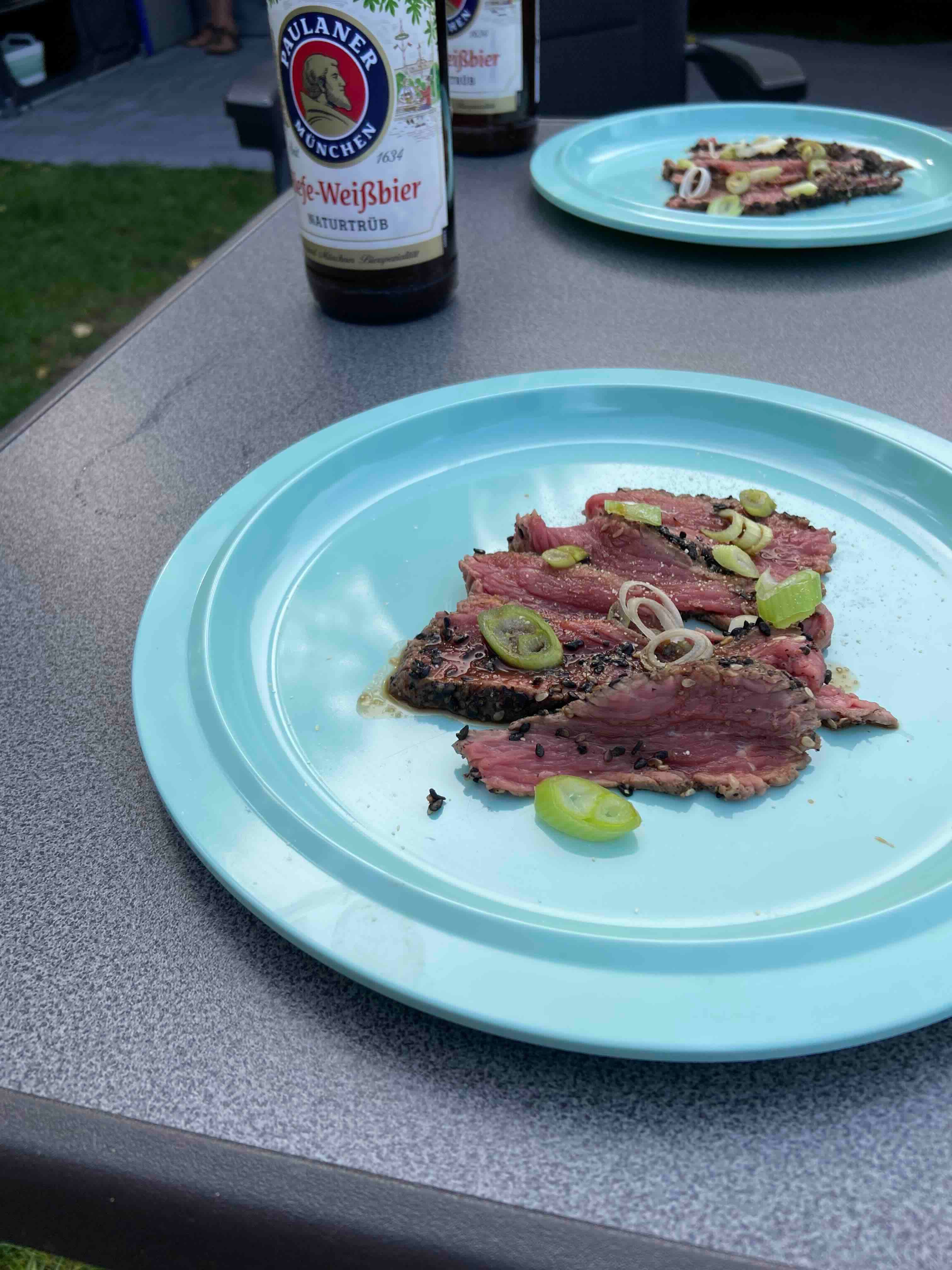 Beef Tataki met een Ponzu dressing