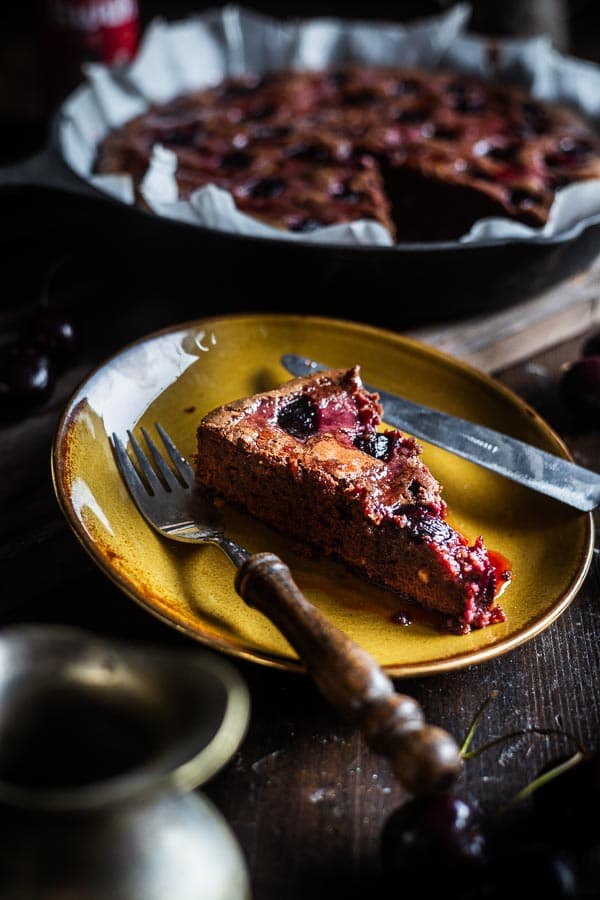 Zwarte Woud Brownie met kriekbier siroop